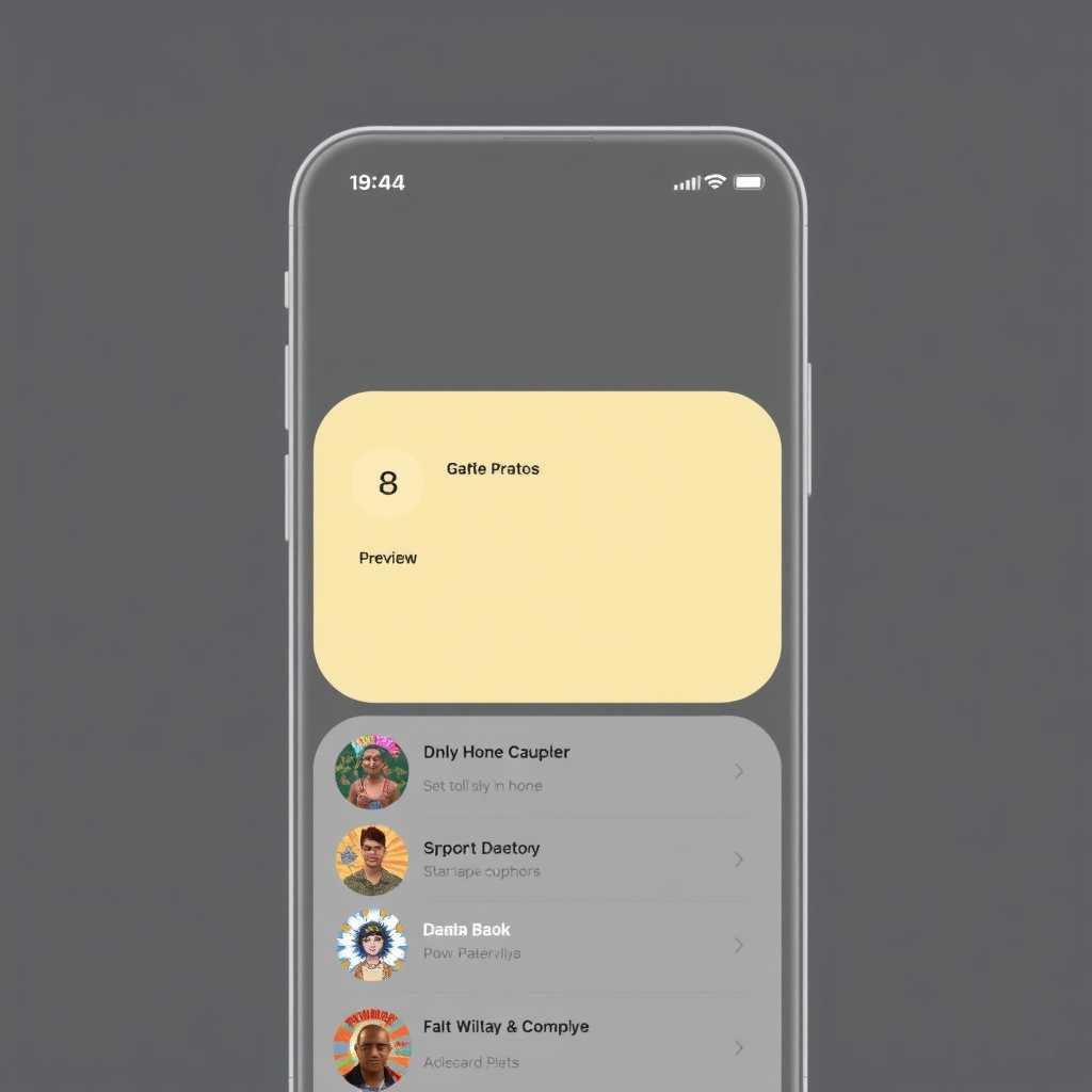 App Preview Interface